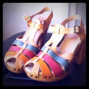 Korks Wooden Heels